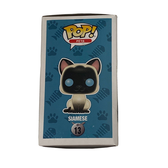 Funko Pop Pets SIAMESE CAT #13 Vinyl Figure New Rare Vaulted 2016 - Picture 5 of 9